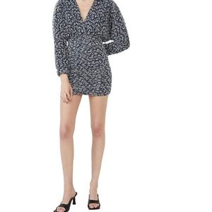 Floral Long Sleeve Minidress by Bardot